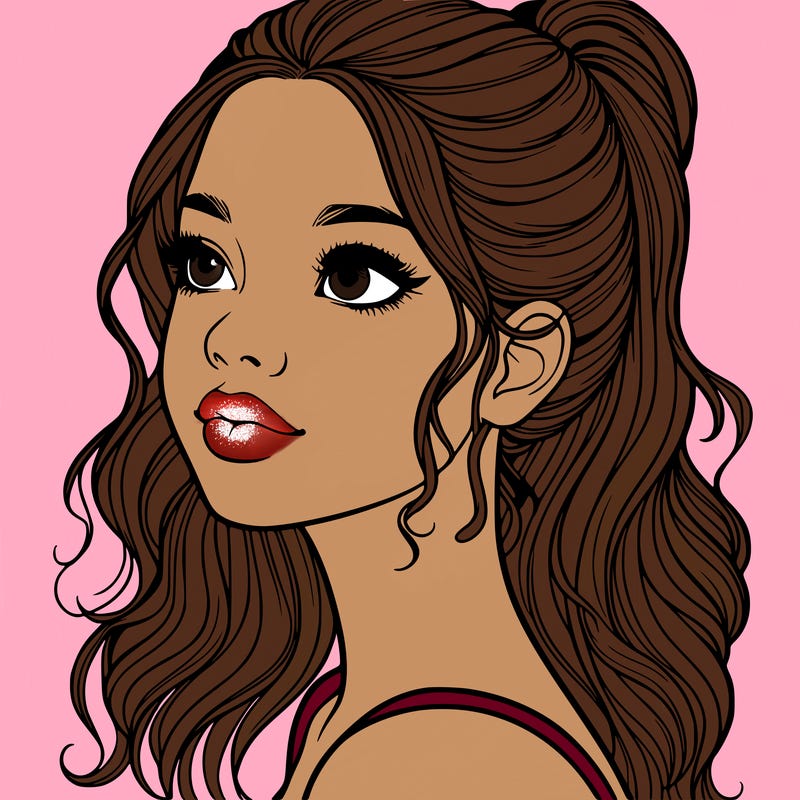 beautiful realistic girl