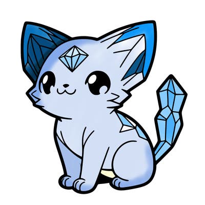 crystal kitten