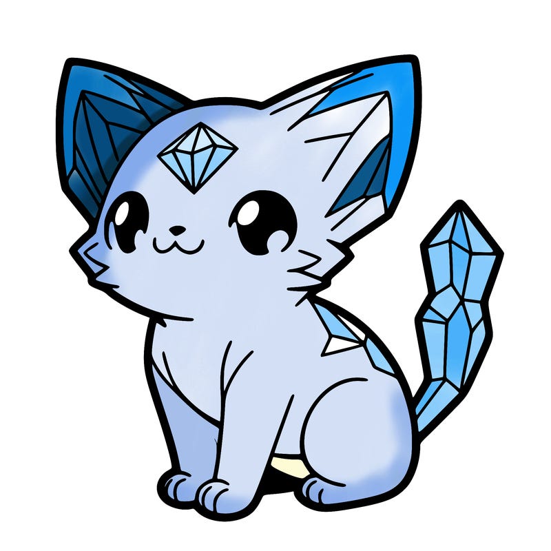 crystal kitten