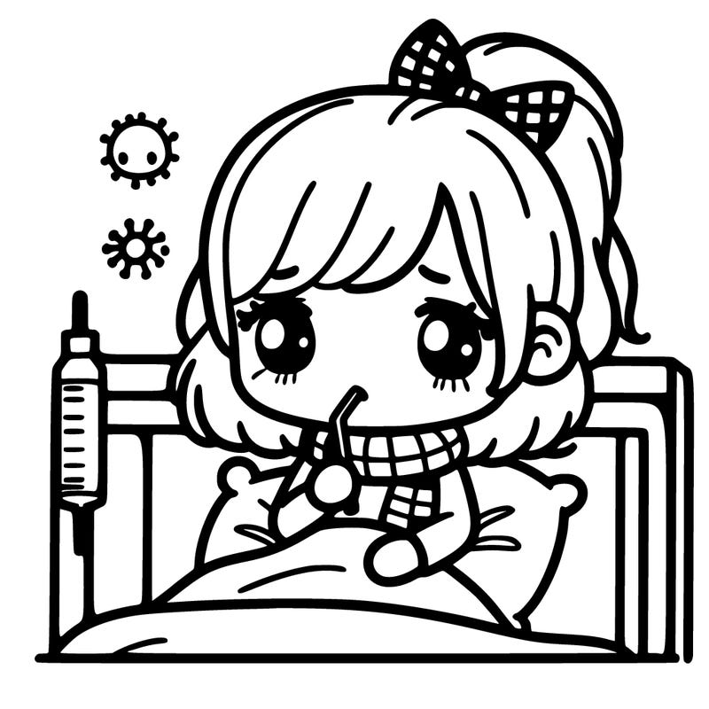 girl who's sick