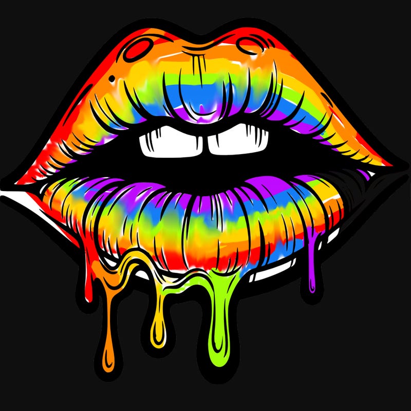 lips that look realistic and drip