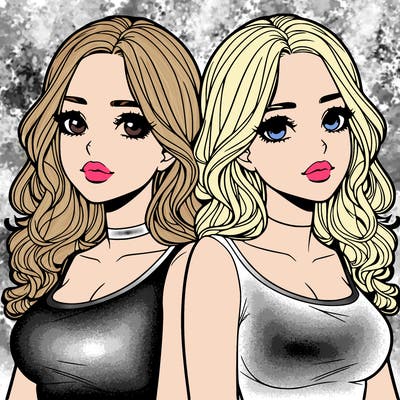 realistic twin sisters