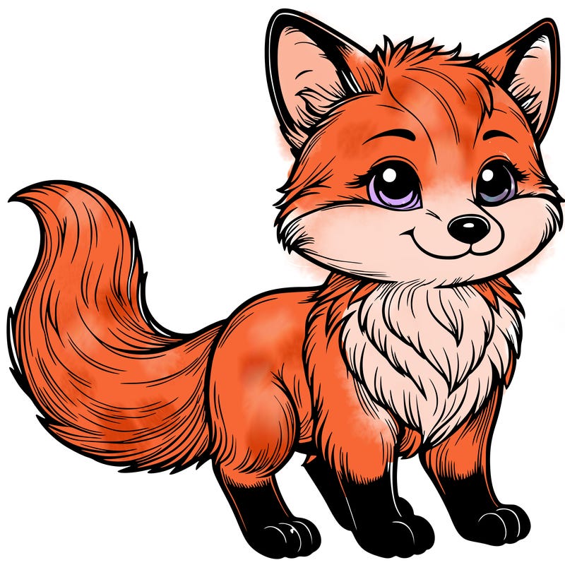 realistic fox