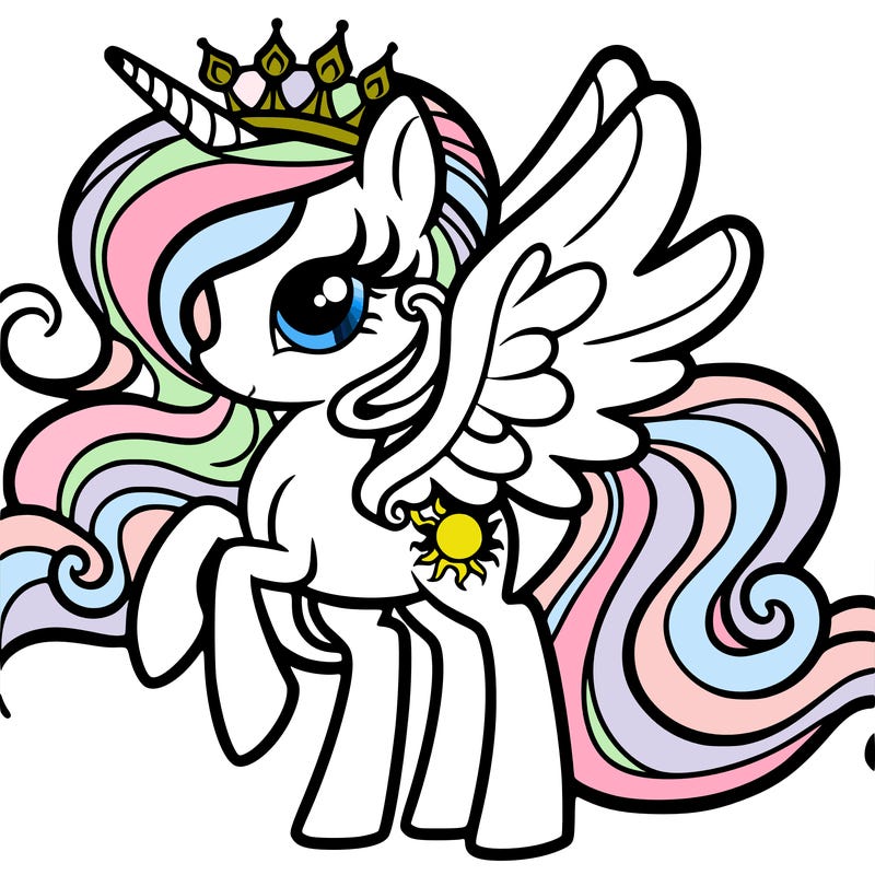princess celestia from my little pony