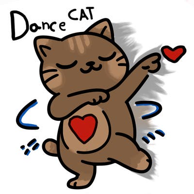 cat dancing
