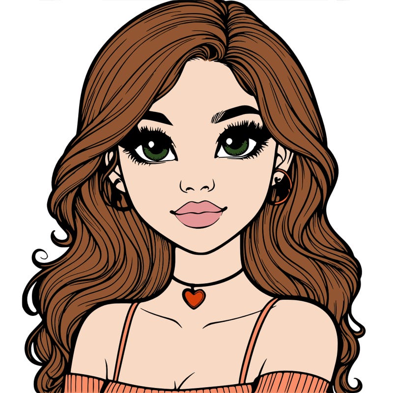 realistic pretty girl