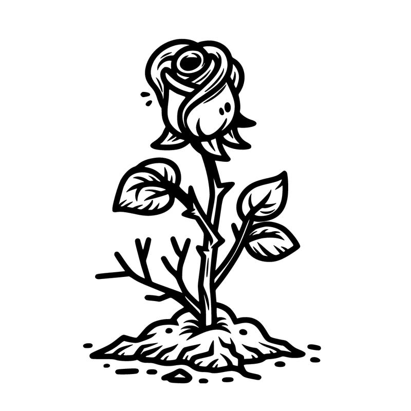 dead rose coming back too life