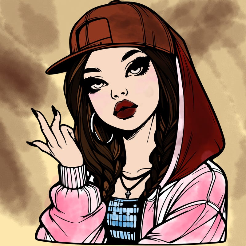 realistic hip hop girl