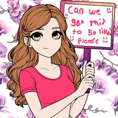 realistic pretty girl holding blank sign