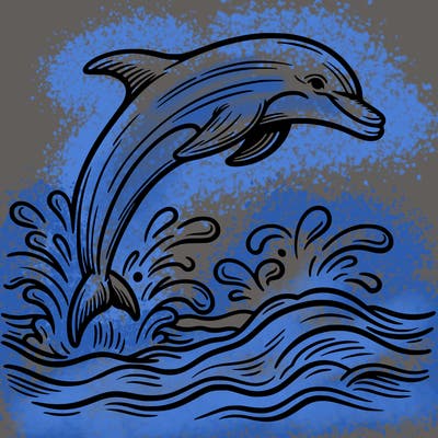 dolphin jumping