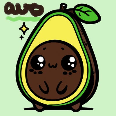 cute avocado