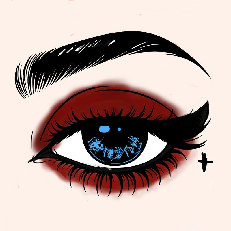 eye closed realistic