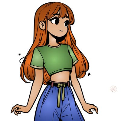 girl in a cute crop top