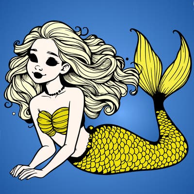 a realistic mermaid