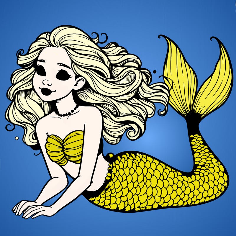 a realistic mermaid