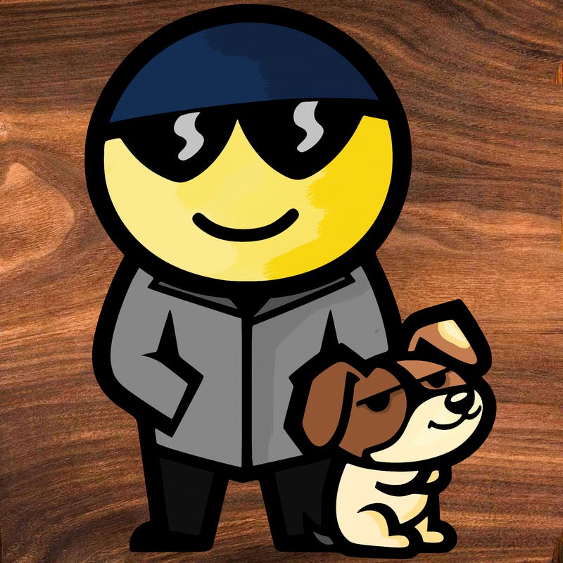 dead pool mixed with a dog