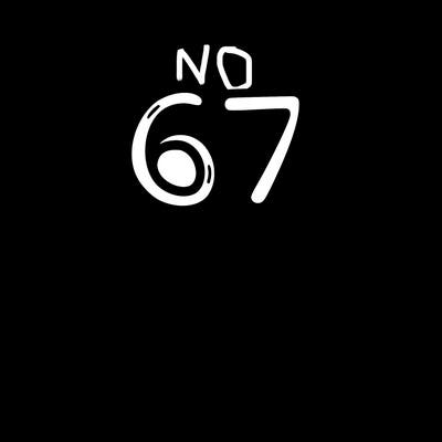 a sign that says 67