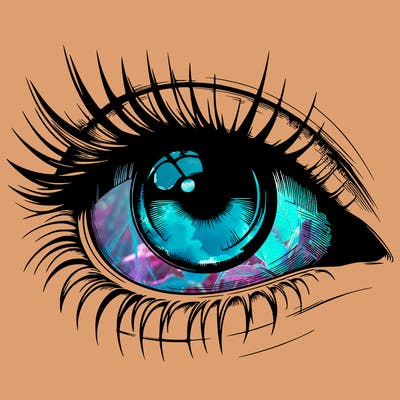 realistic eye