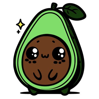 cute avocado
