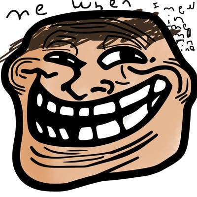 meme troll face