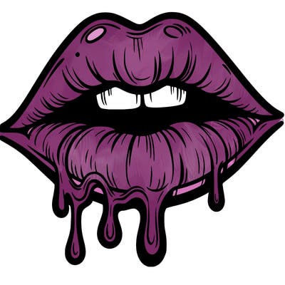 lips that look realistic and drip