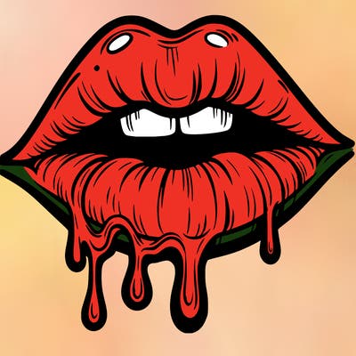 lips that look realistic and drip