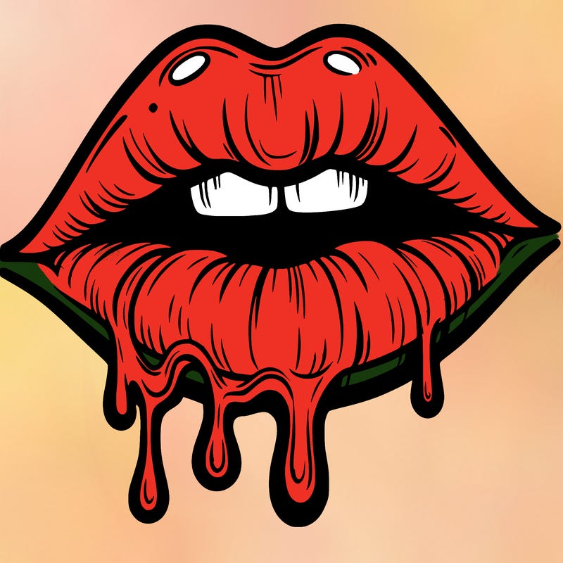 lips that look realistic and drip