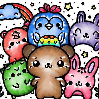 kawaii animals