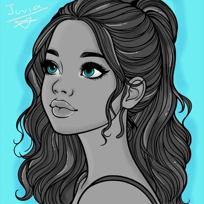 beautiful realistic girl