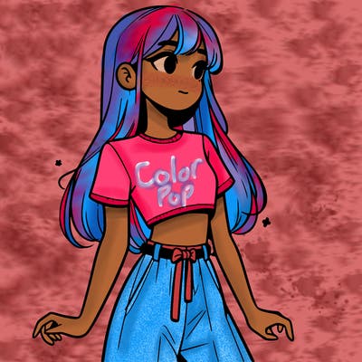 girl in a cute crop top