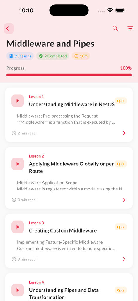 Learn NestJS - Node Framework - Education App | MWM