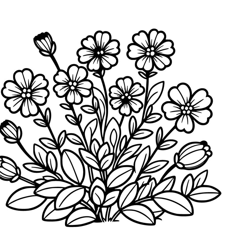 red flowers blooming