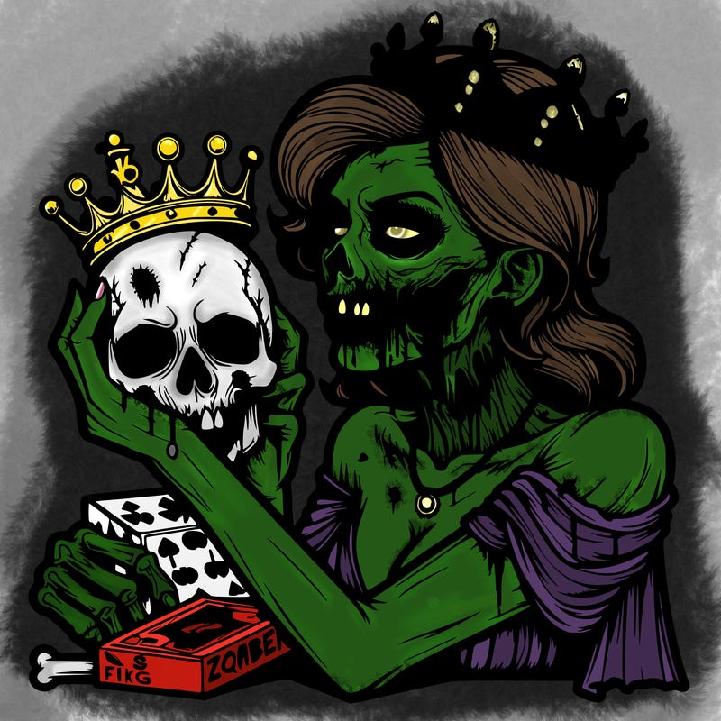 realistic zombie queen
