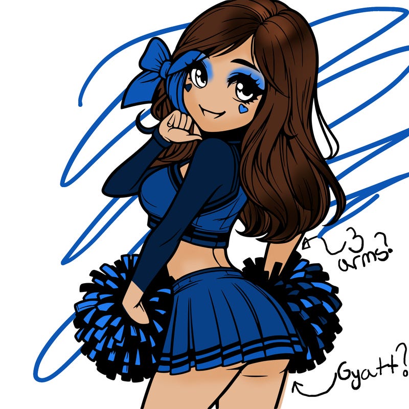 realistic cheerleader