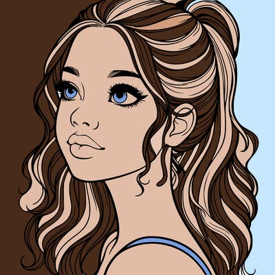 beautiful realistic girl