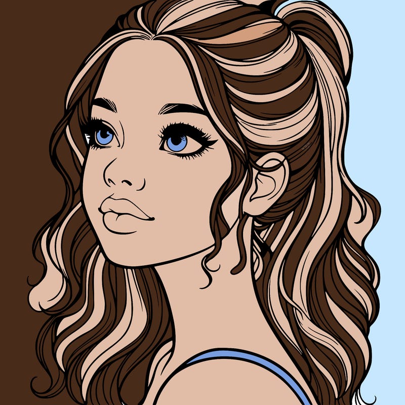 beautiful realistic girl