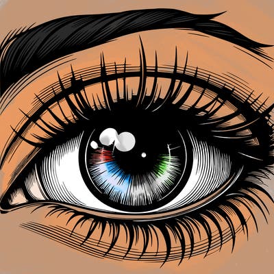 realistic eye