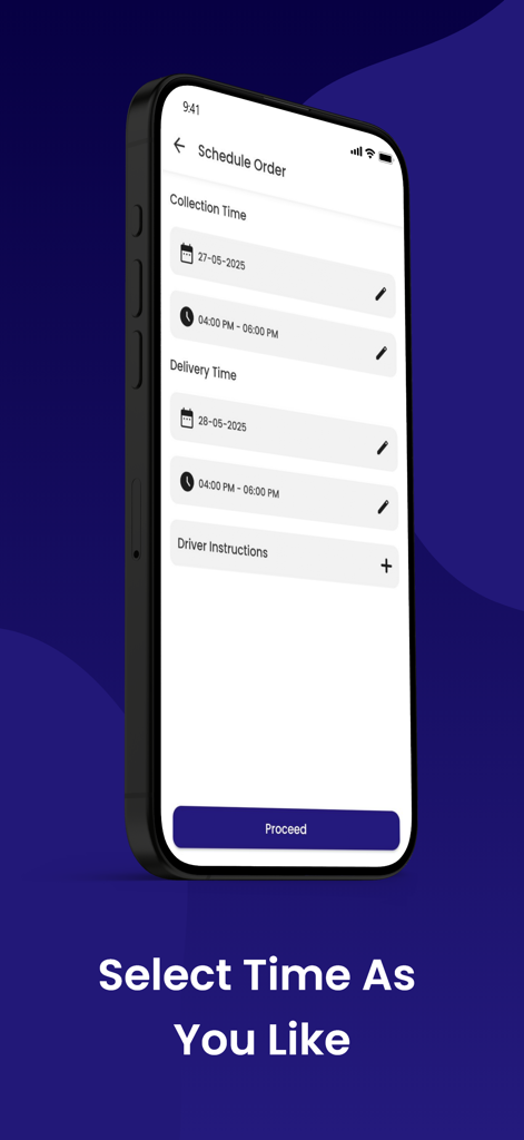 Otti App - Interfaz de la App Otti para programar la recogida y entrega de la ropa