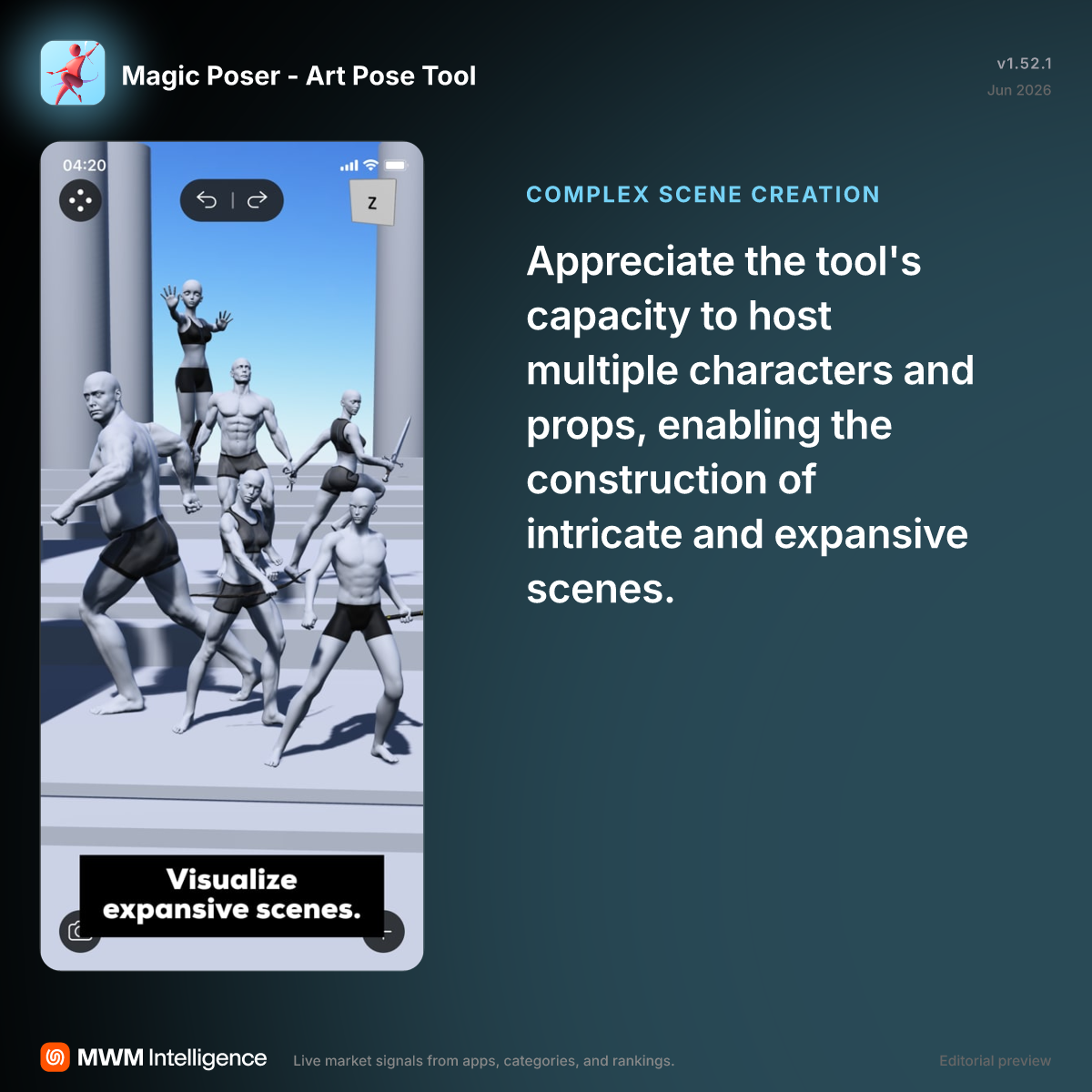 Magic Poser - Art Pose Tool - Graphics & Design App | MWM
