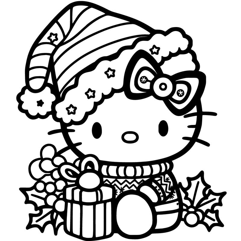 christmas hello kitty