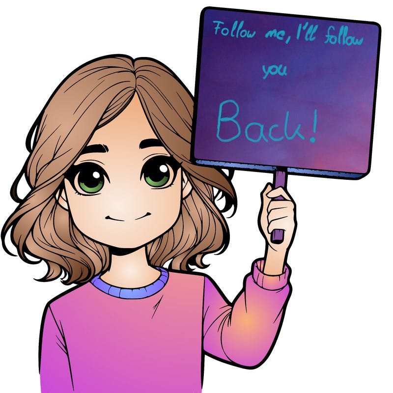 realistic girl holding up a sign