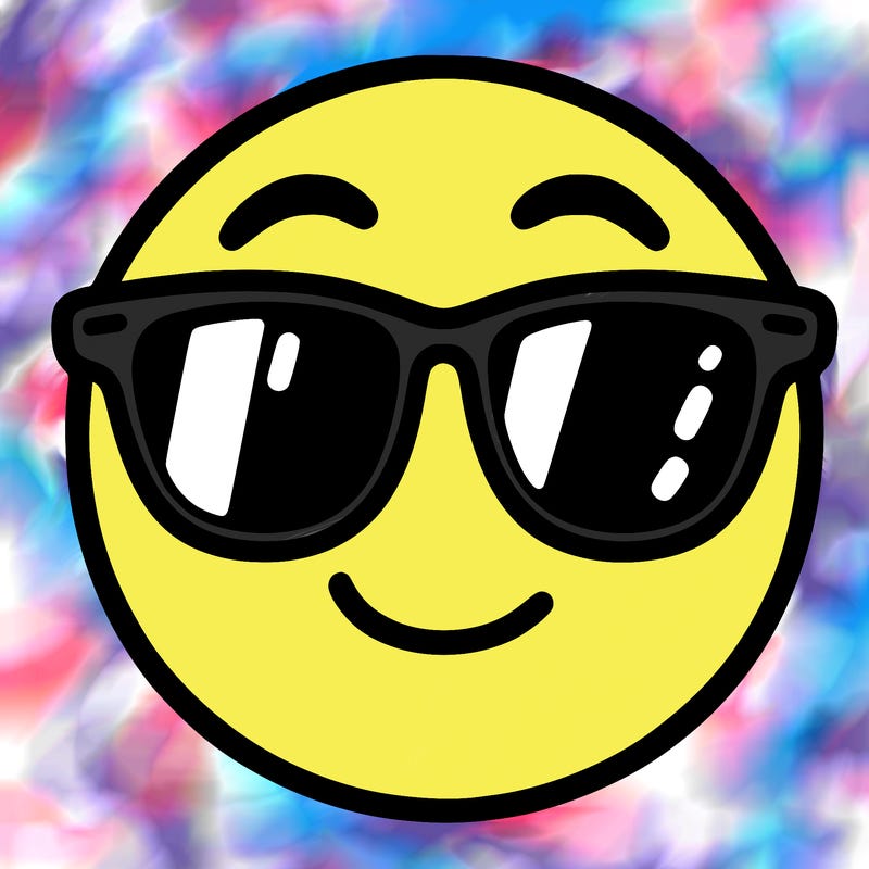 emoji with sunglasses