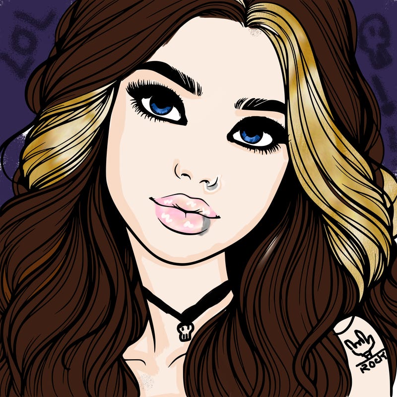 beautiful realistic girl