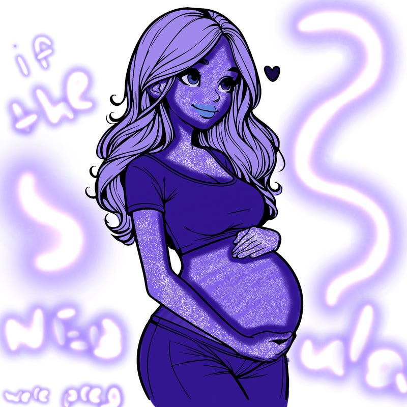 realistic pregnant girl