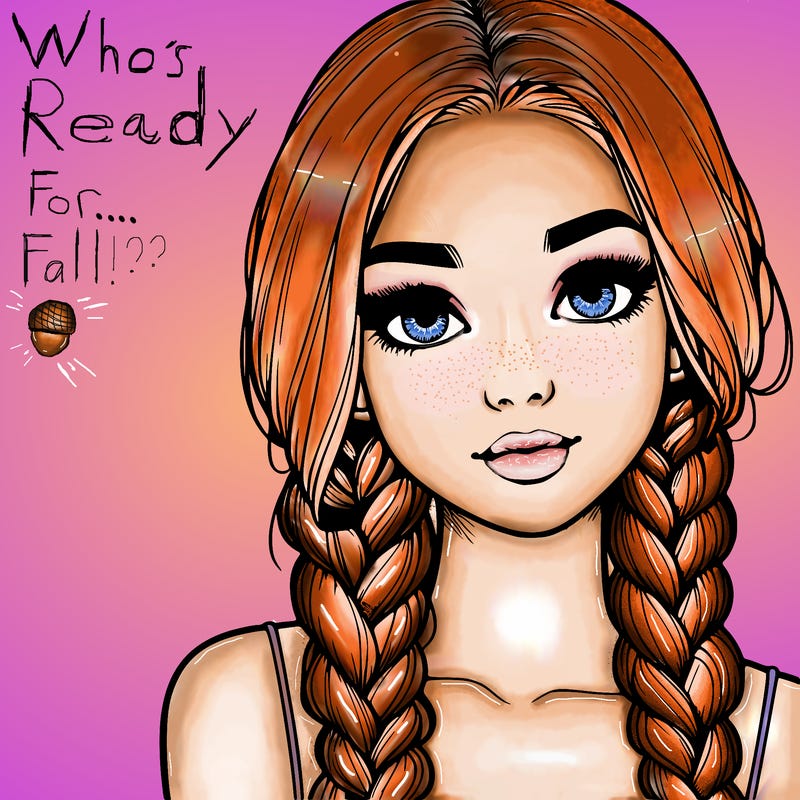 realistic girl with braids