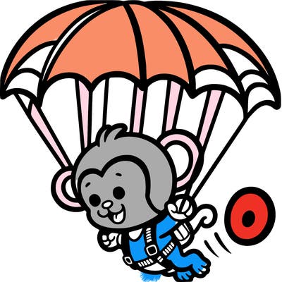 monkey parachute
