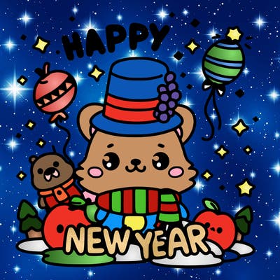 message : happy new year