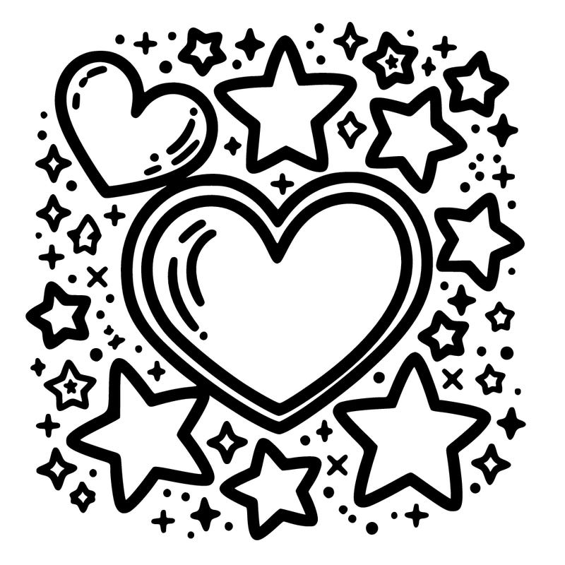 heart stars