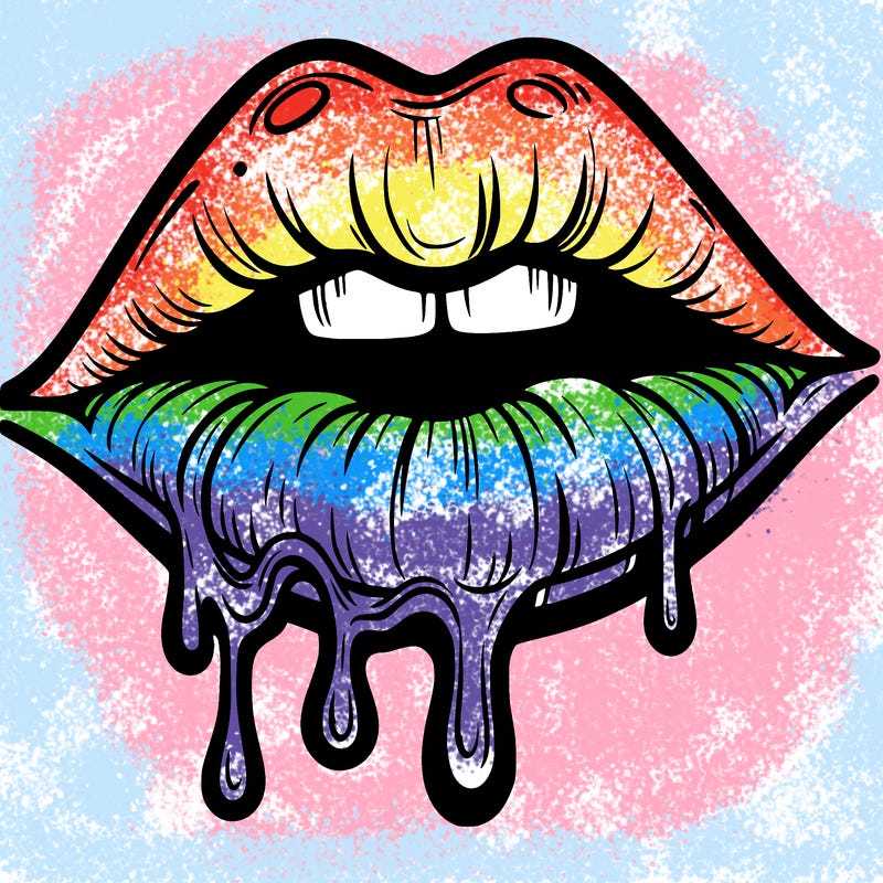 lips that look realistic and drip