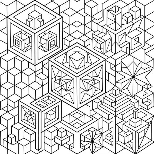Cubic Geometric Patterns